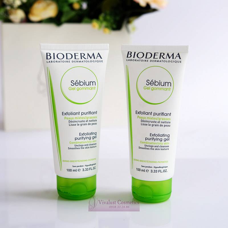 Tẩy tế bào chết BIODERMA Gel Gommant chính là sự kết hợp hoàn hảo giữa bước làm sạch và bước tẩy da chết Tẩy Tế Bào Chết BIODERMA