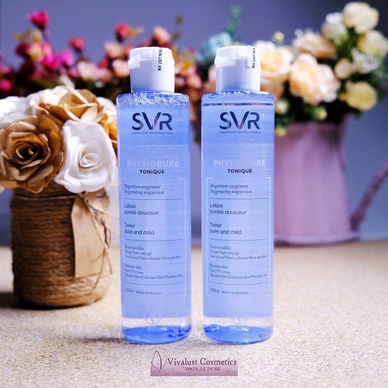 Nước hoa hồng SVR PHYSIOPURE Tonique chứa các thành phần từ dược an toàn cho làn da Nước hoa hồng SVR PHYSIOPURE