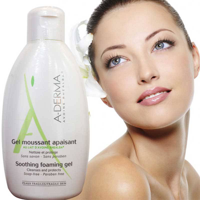 Sử dụng sữa tắm Aderma Soothing Foaming Gel mỗi ngày để có được làn da khỏe đẹp Sữa tắm Aderma Soothing Foaming Gel