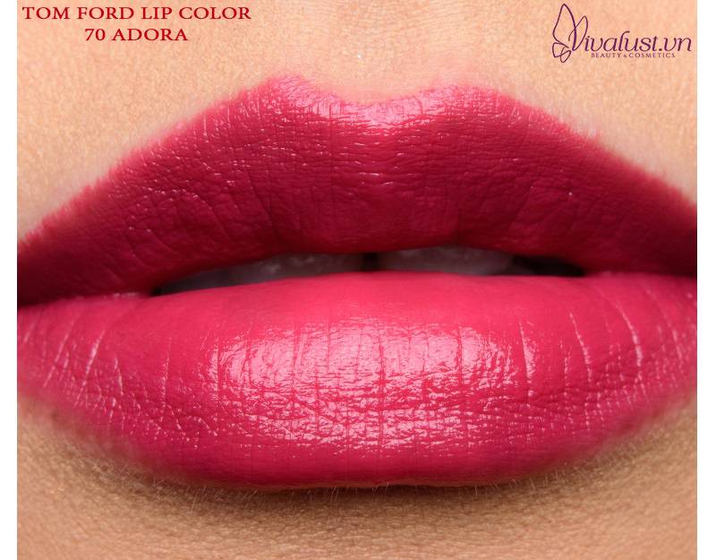 Son Tom Ford màu 70 ADORA có chất son đặc biệt mang đến sự hoàn hảo cho đôi môi Son Tom Ford màu 70 ADORA