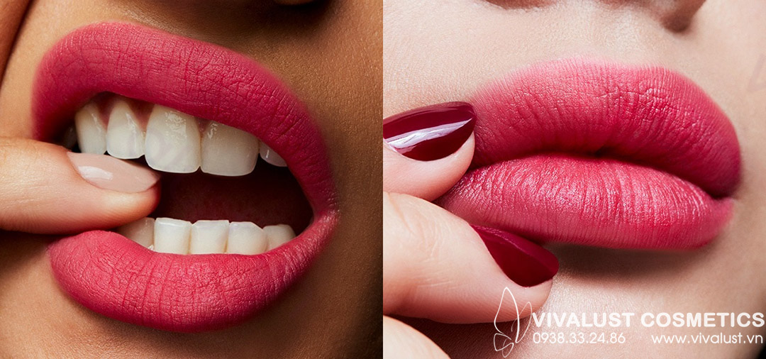 Chất son rất mềm mượt và lướt trơn tru trên môi Son-MAC-Powder-Kiss-307-Fall-In-Love-Vivalust.vn-8-1-.jpg
